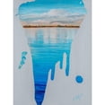 thumbnail image 3 of Lafrate, Sandra 12x14 Black Modern Framed Museum Art Print Titled - Running Water II, 3 of 5
