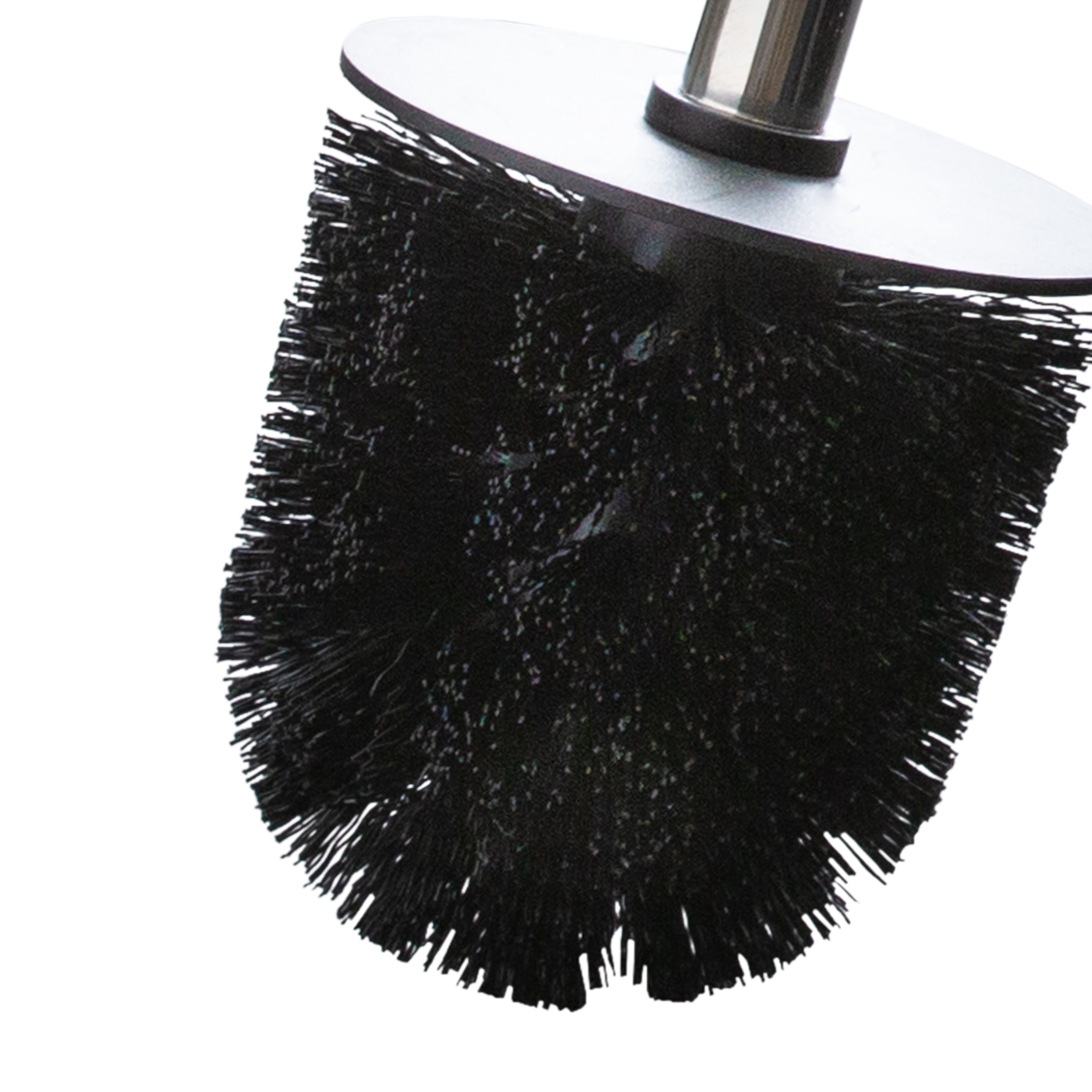 ELLE Paris Eclat Glitter Toilet Bowl Brush and Holder, Gray
