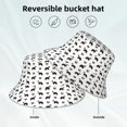 thumbnail image 2 of Bingfone Border Collie Dog Bucket Hat for Men Women,Packable Reversible Printed Sun Hats,Fisherman Outdoor Travel Hiking Beach Caps, 2 of 7