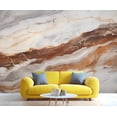 thumbnail image 3 of Modern Rendered Marble Wallpaper, Abstract Golden Cracks Wall Mural Poster Removable Mural Large 3D Wallpaper Home Decor For Bedroom Living Room 138"W x 100"H (Not Peel and Stick), 3 of 6