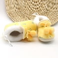 thumbnail image 3 of Lovebay Newborn Baby Girl Warm Winter Slippers Snow Boots Toddler Soft Sole Anti-Slip Infant Prewalker Nursling Crib Shoes Yellow 0-6 Months, 3 of 11