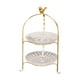 thumbnail image 2 of Soporte de Pastel Macarena 3 Niveles Bandeja de Servicio Hierro, 2 of 7
