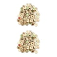 thumbnail image 1 of sweethay 100 piezas de botones de , pintura de reloj, decoraciones de estilo Retro, suministros para el hogar, manualidades DIY para coser ropa 25mm 2Conjunto, 1 of 6