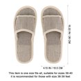 thumbnail image 2 of FENGGUIQU 2Pares Slippers Beige Con Suela Eva Impermeable Ideal Para Uso Ducha, 2 of 6