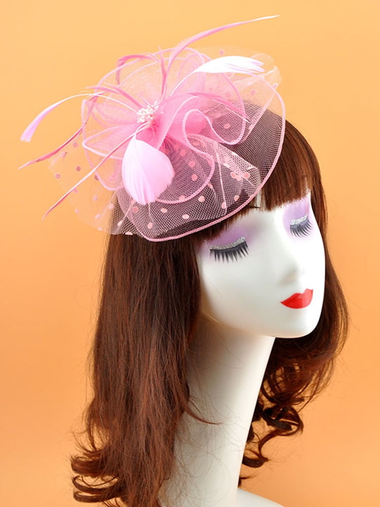 wedding hair hat