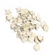 thumbnail image 1 of Decoraciones para el hogar Animales Forma Colgantes Pintura Scrapbooking Accesorios Establecer adornos de madera Regalos para niños Paquete de 200 Speravity HA012573-00, 1 of 7