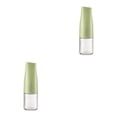 thumbnail image 3 of Yuarrent Botella de aceite de vidrio PP Desmontable Lavable Sellado Inodoro Boca ancha Dispensador de cocina Contenedor Accesorios Verde Verde 2Conjunto, 3 of 6