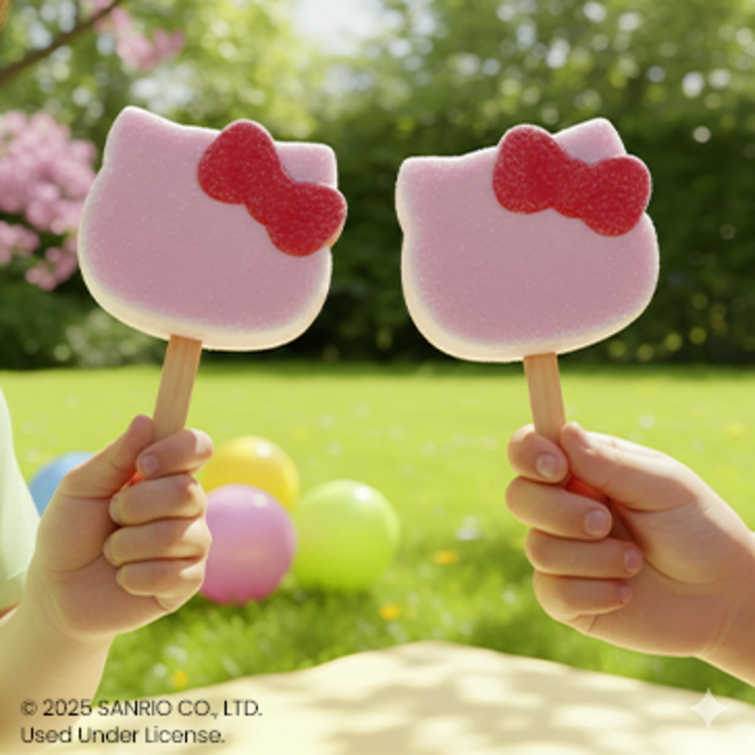 Popsicle Ice Cream Kitty Facepiece 6 PK