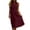 Red1, variant on Kojanyu Women's Sleeveless High Neck Button Down Maxi A-Line Dresses Cotton Casual Flowy Long Summer Vacation Dresses with Pockets