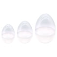 thumbnail image 3 of 1Pc Clear Plastic Egg, Transparent Easter Egg Fillable Big Plastic Easter Egg for Adult Easter Hunt Party Decoration, Clear Basket Stuffers Fillers Filling Treats Party Favor,2"×3", 3 of 9