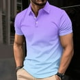 thumbnail image 4 of heyac Men's Polo Shirts Short Sleeve Tennis Shirt Fitted Collared Polo Shirt Lightweight Gym Apparel Summer Casual Weekend Wear, 4 of 5