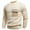 White, variant on Men's Pullover Sweater, Pockets Warm Half-Turtleneck Long Sleeve Winter Tops Khaki Size 2XL