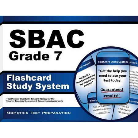 Sbac Grade 7 Flashcard Study System Sbac Test Practice