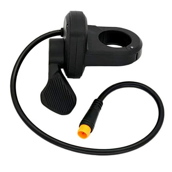 Electric Bicycle Quick Thumb Throttle TT-008 Handlebar M8 Waterproof Connector Ebike Thumb Throttle Right,1 * Thumb Throttle,Black
