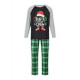 thumbnail image 2 of Meihuid Christmas Family Matching Pajamas Long Sleeve Pj Set Festival Party Sleepwear with Button S-XXL, 2 of 9