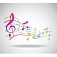 thumbnail image 2 of Colorful Music Wall Decal by Wallmonkeys Peel and Stick Graphic (18 in W x 16 in H) WM72639, 2 of 4