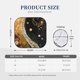 thumbnail image 3 of Fotbe Abstract Gold Floral Galaxy Juego de 2 Piezas de Parasoles para Parabrisas | Bloqueador Solar para Auto | Accesorios Plegables para Protección Solar Interior-Large, 3 of 6
