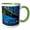 Green/White, variant on 3drose, Opera House, Harbor Bridge, Sydney, Australia - Au01 Bba0161 - Bill Bachmann, 15oz Mug