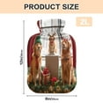 thumbnail image 3 of 2L Hot Water Bottle with Soft Velvet Cover PVC Hot Water Bag for Pain Relief Long-Lasting Warmth Three Dogs, 3 of 8