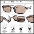 thumbnail image 5 of SA106 Rectangle Sunglasses for Women with Star Accent, 5 of 7