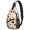 Thanksgiving Turkey Cranberry Pie Maple, variant on Thanksgiving Turkey Maple Leaf Pumpkin Sling Backpack, Unisex Daily Travel Sling Pack with Side Mesh Pockets, Earphone Hole Port Gift Ideas for Travel Shopping Commuting