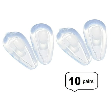 AM Landen 10 pairs 15mm Push-in Soft Air Chamber Silicone Nose Pads Nose Pads for