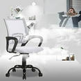 thumbnail image 2 of BestOffice Ergonomic Office Chair, Lumbar Support, Adjustable Height with Armrests for Adults(White), 2 of 7