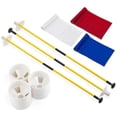 thumbnail image 3 of 3 Pcs Backyard Practice Golf Hole Pole Cup Flag Sticks,golf Putting Flagpoles,golf Flag,golf Accessories,white Blue, 3 of 5