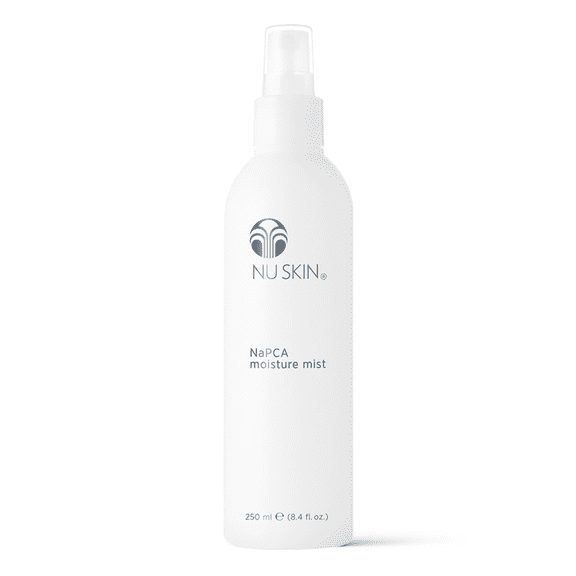 Nu Skin NaPCA Moisture Mist 8 oz, Hydrating Spray for Face, Body and Hair, With Sodium PCA and Hyaluronic Acid, Refreshing Moisturizer for All Skin Types, 1 Pack