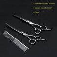 thumbnail image 1 of Tijeras de aseo para mascotas, juego de herramientas profesionales para cortar el pelo de perros, tijeras dobladas de peluche, cortapelos para mascotas, 1 of 4