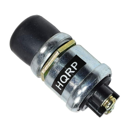 - HQRP 12V 50A Waterproof Car Boat Track Switch Push Button Horn Engine Momentary Start Starter + HQRP Coaster