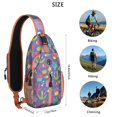 thumbnail image 3 of Kawaii Cute Axolotl Lovers Sling Backpack Featuring Adorable Fantasy Creature Design, Lightweight Crossbody Daypack with Adjustable Strap and Multiple Compartments for Travel, 3 of 6