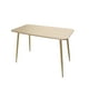 thumbnail image 1 of MUNDO IN MUEBLES Mesa de Comedor MURCIA 1354 Roble | Cubierta de Melamina con Bordes Redondeados | Estructura de Metal Resistente | Niveladores Ajustables para Estabilidad, 1 of 9