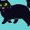 Black Cat, variant on Bigfoot Hawaiian Shirts for Men Women, Bigfoot Hawaiian Shirt, Sasquatch Tropical Short Sleeve Button Down Shirt