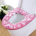thumbnail image 3 of Toilet Seat Covers Cushion Bathroom Warm Skin-Friendly Four Seasons Available Zipper Easy to Fit Washable and Reusable, 3 of 8