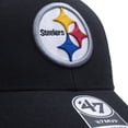 thumbnail image 5 of Gorra 47 Brand Hombre NFL Pitssburgh Steelers Negro FMVP25WBVBK, 5 of 5