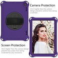 thumbnail image 6 of Dteck Case Compatible with All-New Kindle Fire HD 8 Tablet and Fire HD 8 Plus Tablet (10th Generation, 2020 Release) with Adjustable Shoulder Strap, 360 Rotating Kickstand Shockproof Case, Purple, 6 of 7