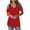 Red., variant on Akafmk Plus Size Womens Tops,Blouses for Women Summer Tops,Short Sleeve Tops Solid Color Loose Fitting V-neck Cold Shoulder Blouses Tunic Tops