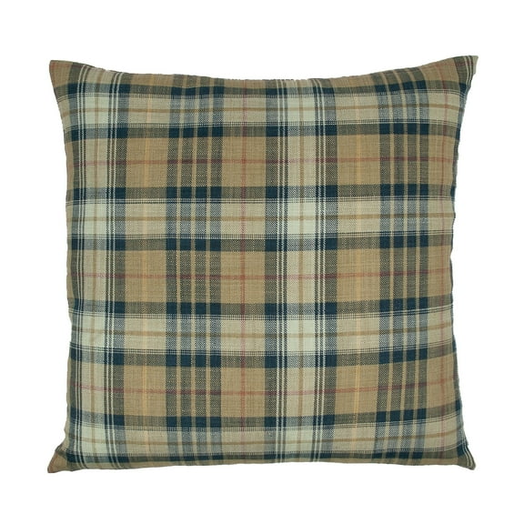 Pacific Coast Home Furnishings, Inc. Sherry Kline Tartan 20-inch Decorative Pillow - Tan/Multi