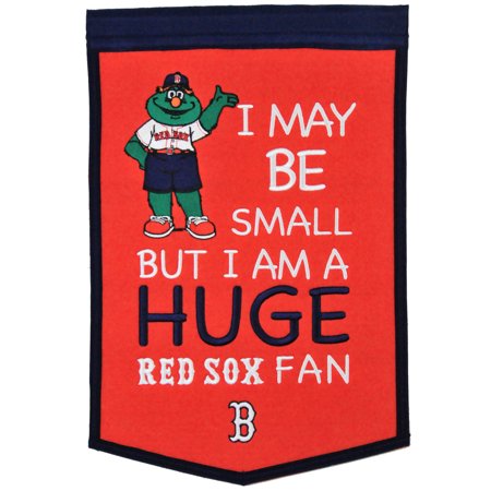Boston Red Sox 12 X 18 Lil Fan Traditions Banner Walmart Com