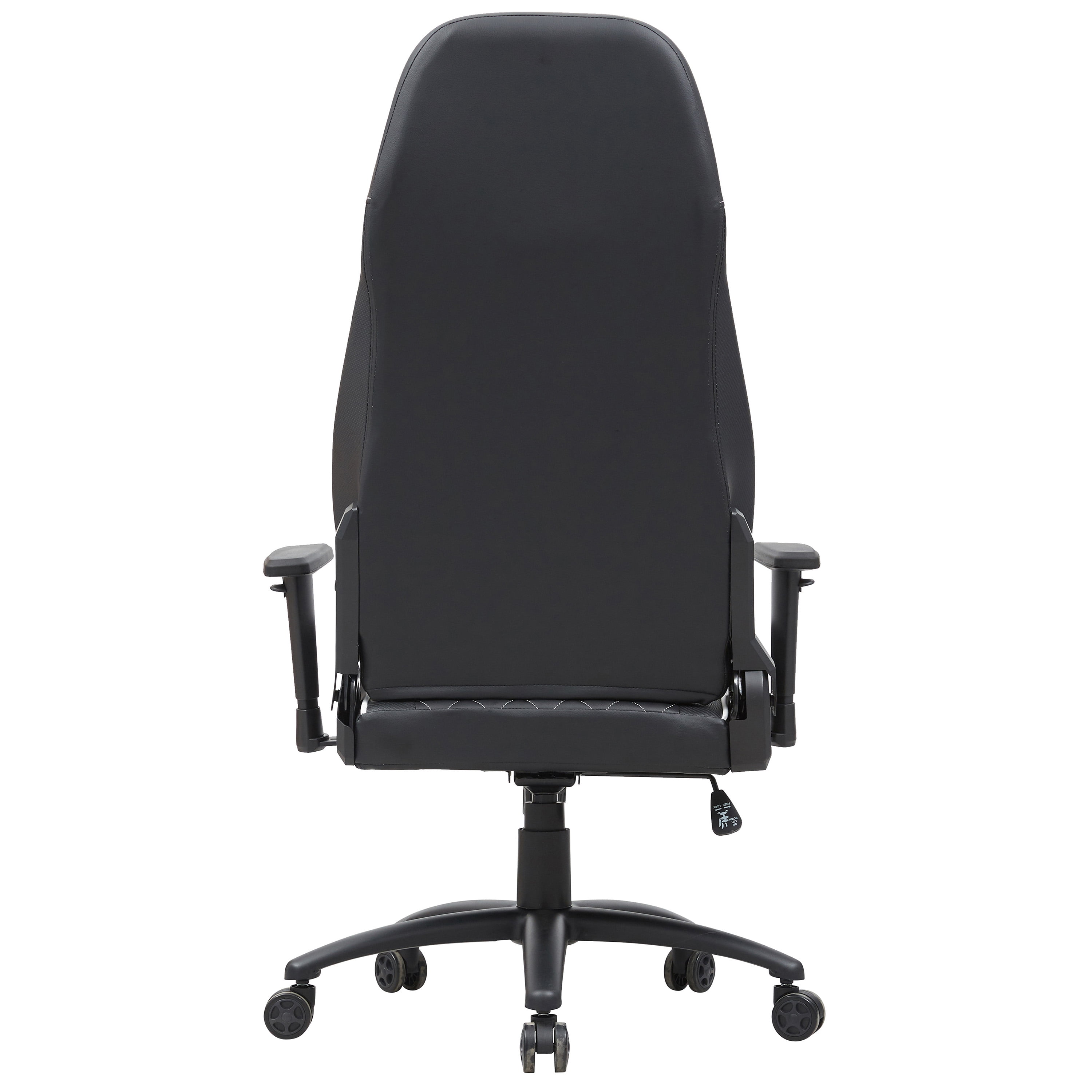 Furniture of America Consi Faux Leather Gaming Chair, Black, White