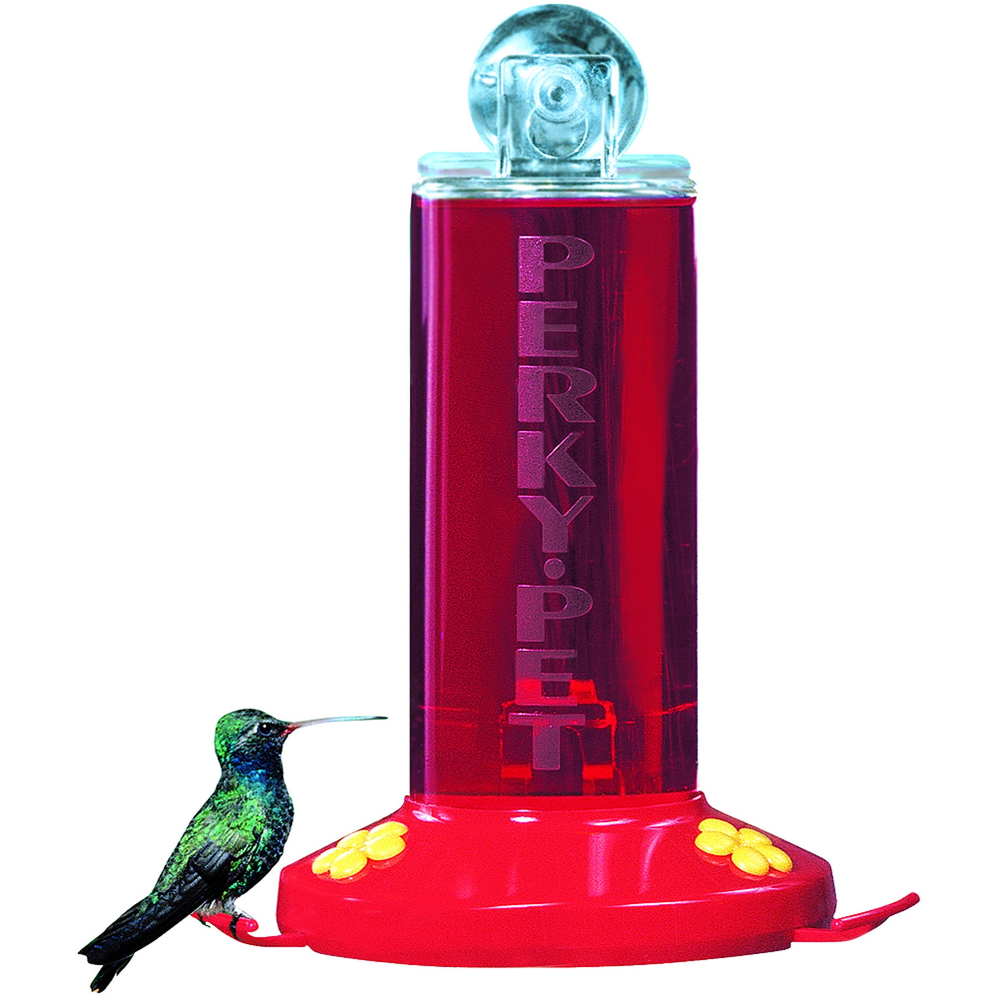 PerkyPet Window Mount Hummingbird Feeder, 8oz Capacity
