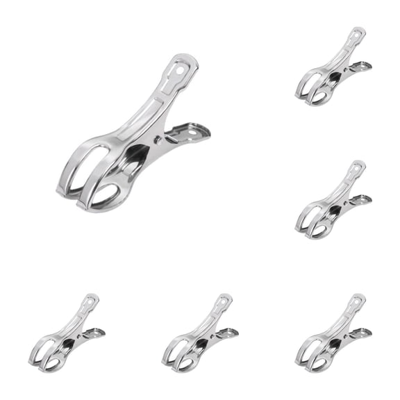 Garden Clips 10Pcs Large Opening Greenhouse Clips Metal Clamps Stainless Steel Garden Netting Clips Heavy Duty Plant Support Clips for Netting Hoop Frame 4.33x2.36x0.98in Strong Grip