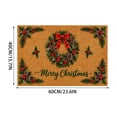 thumbnail image 3 of Dpityserensio Xmas Decor Christmas Doormat Merry Christmas Holiday Printed Door Mat No Slide Decorative Floor Mat for Front Door Entryway Home Decor, 3 of 6
