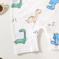 thumbnail image 6 of Dagaeig Newborn Baby Boy Clothes 0 3 6 9 12 18 24 Months Baby Boy Summer Romper Solid Jumpsuit Cotton Infant Clothes Baby Girl Boy One-Piece Outfit Size 6-9 Months, 6 of 7