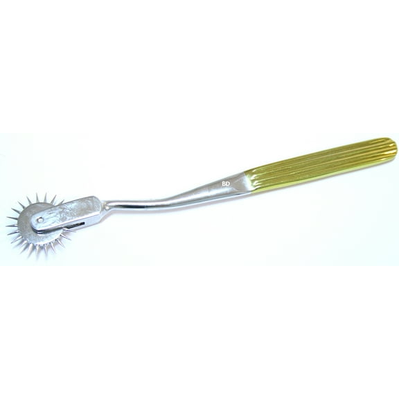 Bdeals YellowNeurological Wartenberg Diagnostic Pinwheel Chrome Plated 7'