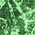 thumbnail image 1 of Ahgly Company Indoor Square Abstract Emerald Green Modern Area Rugs, 3' Square, 1 of 4