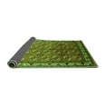 thumbnail image 2 of Ahgly Company Indoor Rectangle Oriental Green Industrial Area Rugs, 2' x 5', 2 of 4