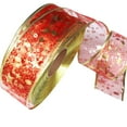 thumbnail image 1 of Naiovety 1 rollo de cinta navideña recortable, reemplazo temático de Navidad, fiesta familiar, festival, fiestas, cintas decorativas, Kits de decoración para fiestas Rojo, 1 of 6