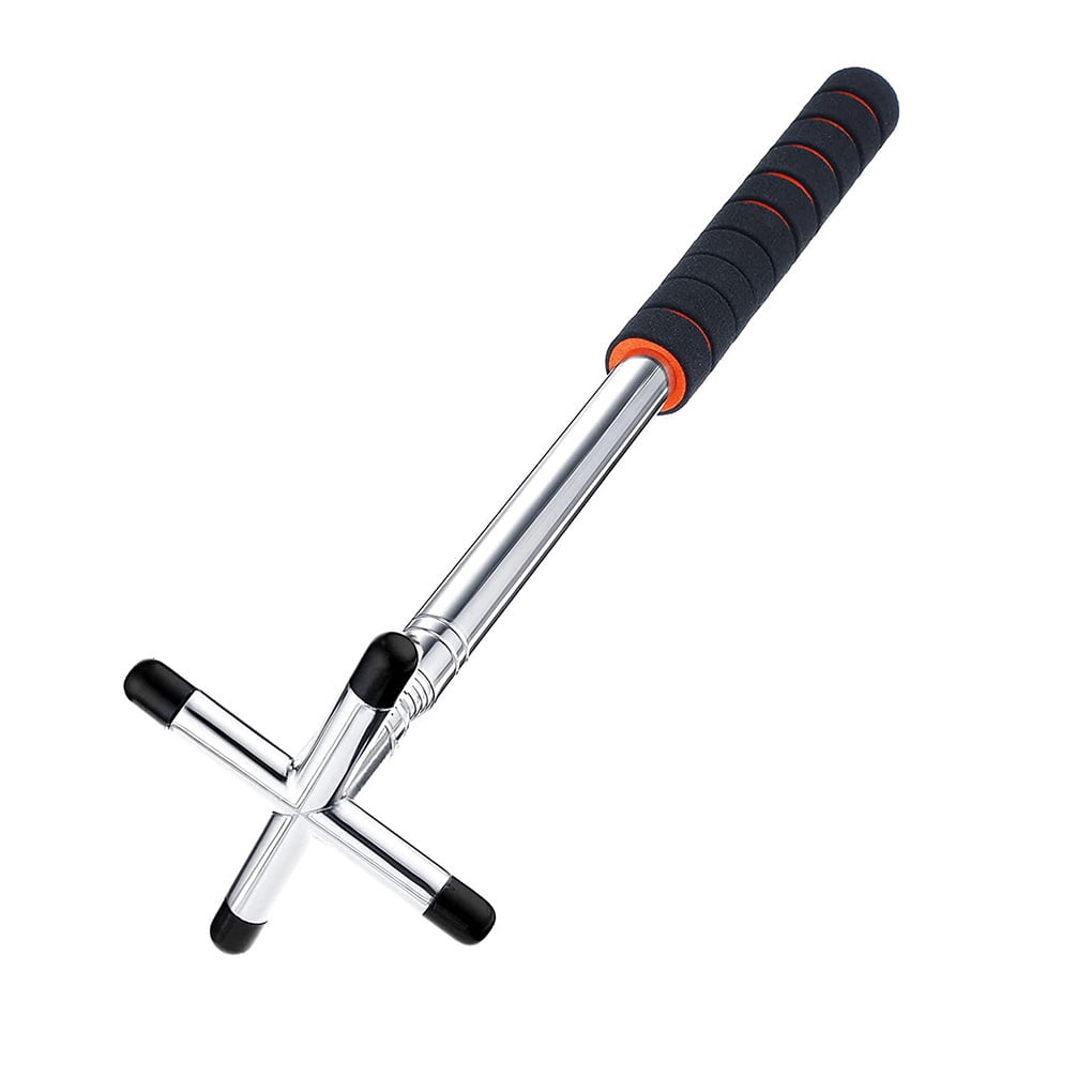 YOUNTHYE Repose-Queue Billard Rétractable 30-150 Cm - 3 Têtes En Laiton Amovibles - Accessoire Snooker